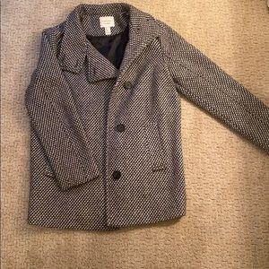 Black & White Peacoat